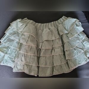 SOLD Tiered cottagecore mini skirt